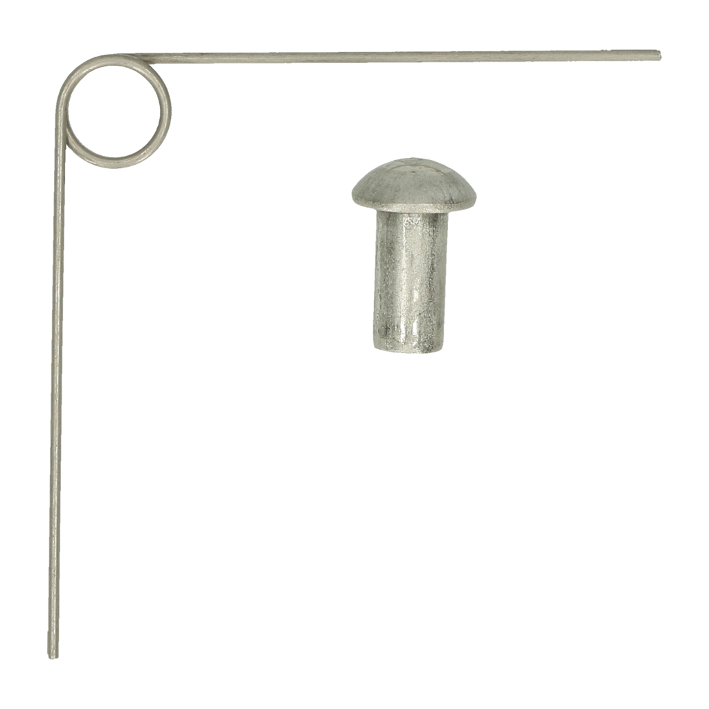 Spring + rivet for castration holder - 02