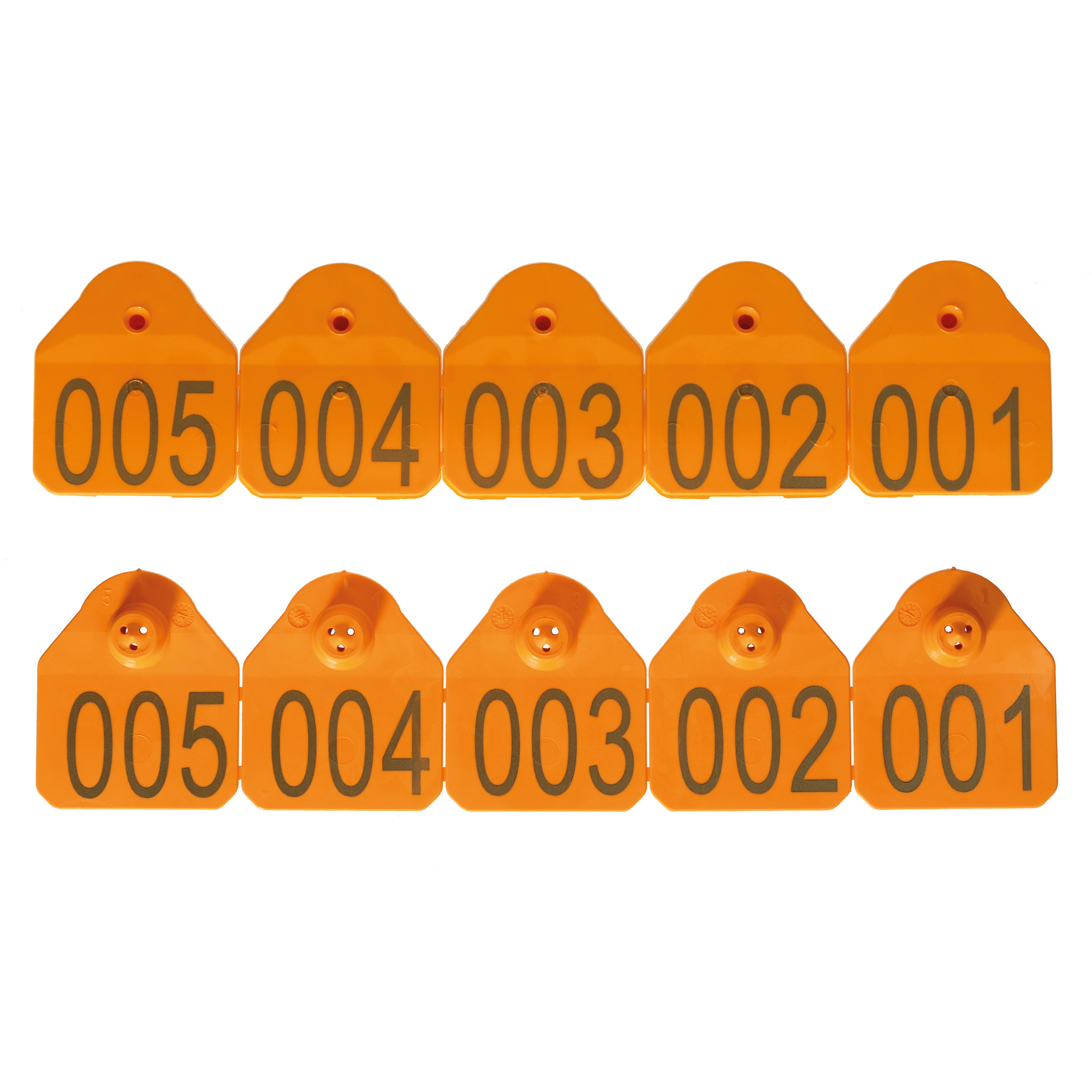 Ms 301 MS Tag Standard øremærkesæt orange, 301-350 - Trykte