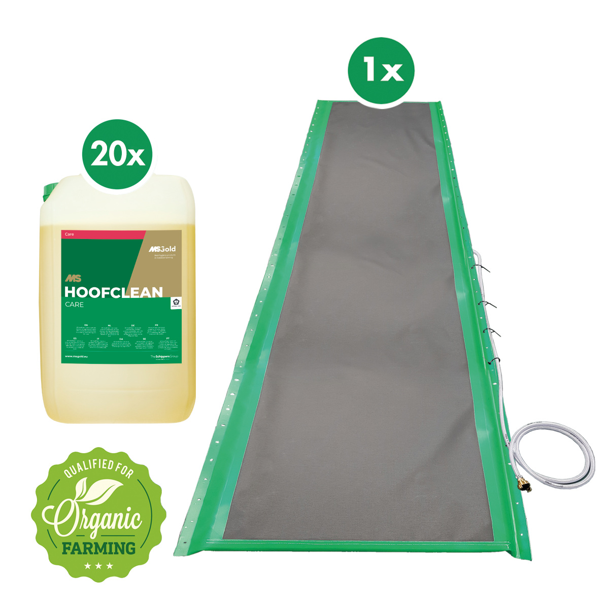 MS AutoHoofClean (AHC) user package 1x 300 cm, 20x 20 kg - MS AutoHoofClean