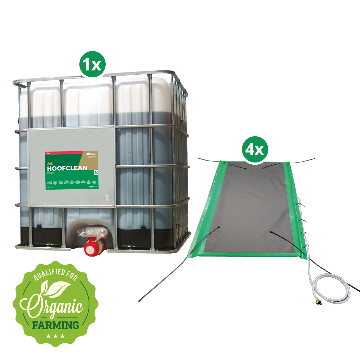 MS AutoHoofClean (AHC) gebruikerspakket 4x 200 cm, 1x 1000 kg - MS ...