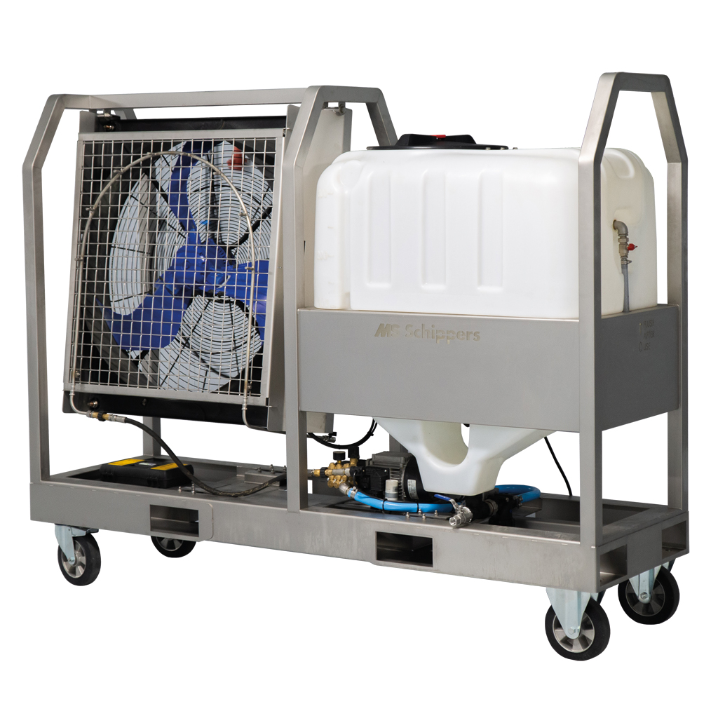 Large mobile fine mist disinfection machine
