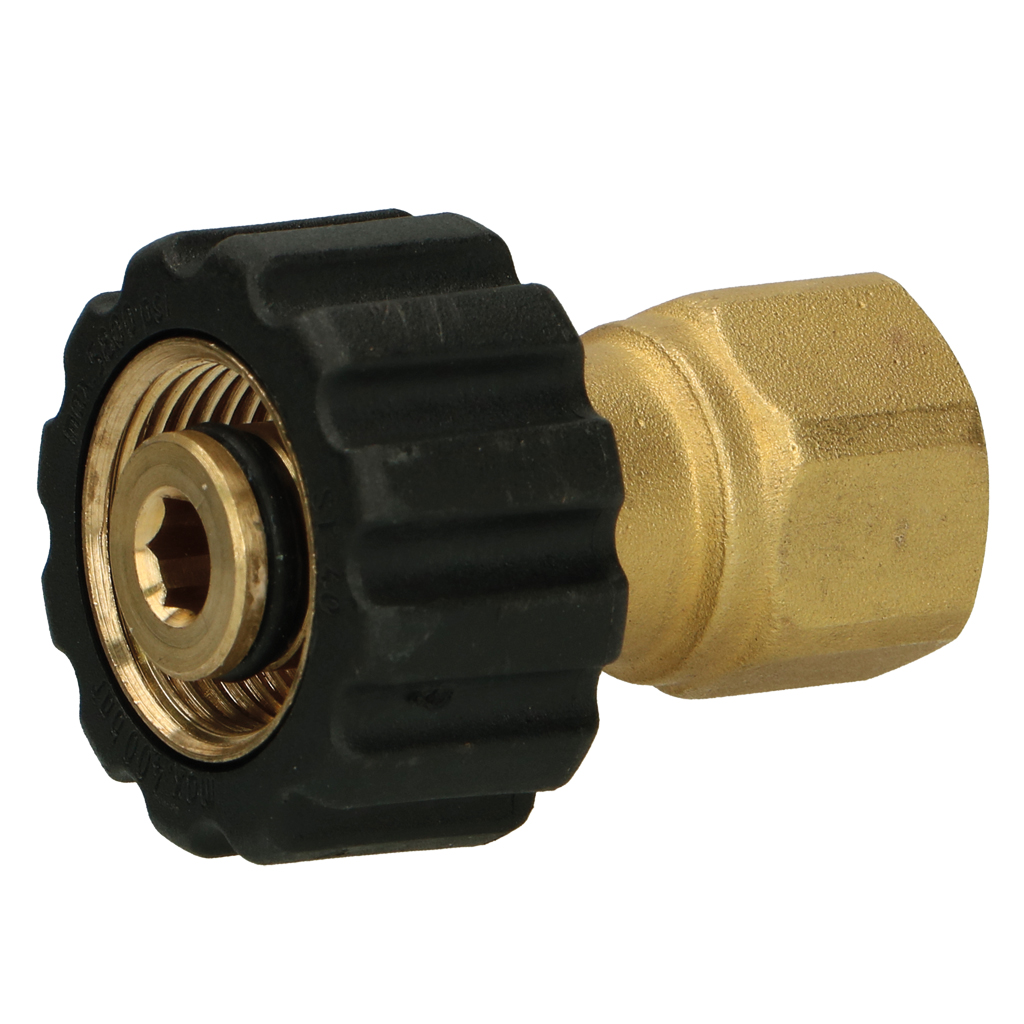 Adaptador Giratorio KÄRCHER M22 A 3/8″ – Conexión Hembra Para Hidrolimpiadora (Marca Blanca)