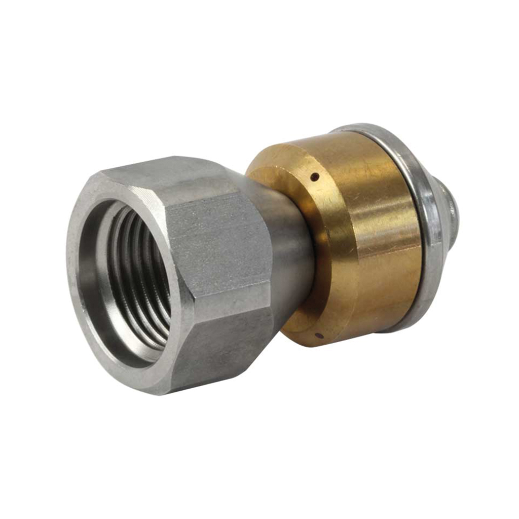 Threaded Rvs G Rioolnozzle roterend RVS 3/8