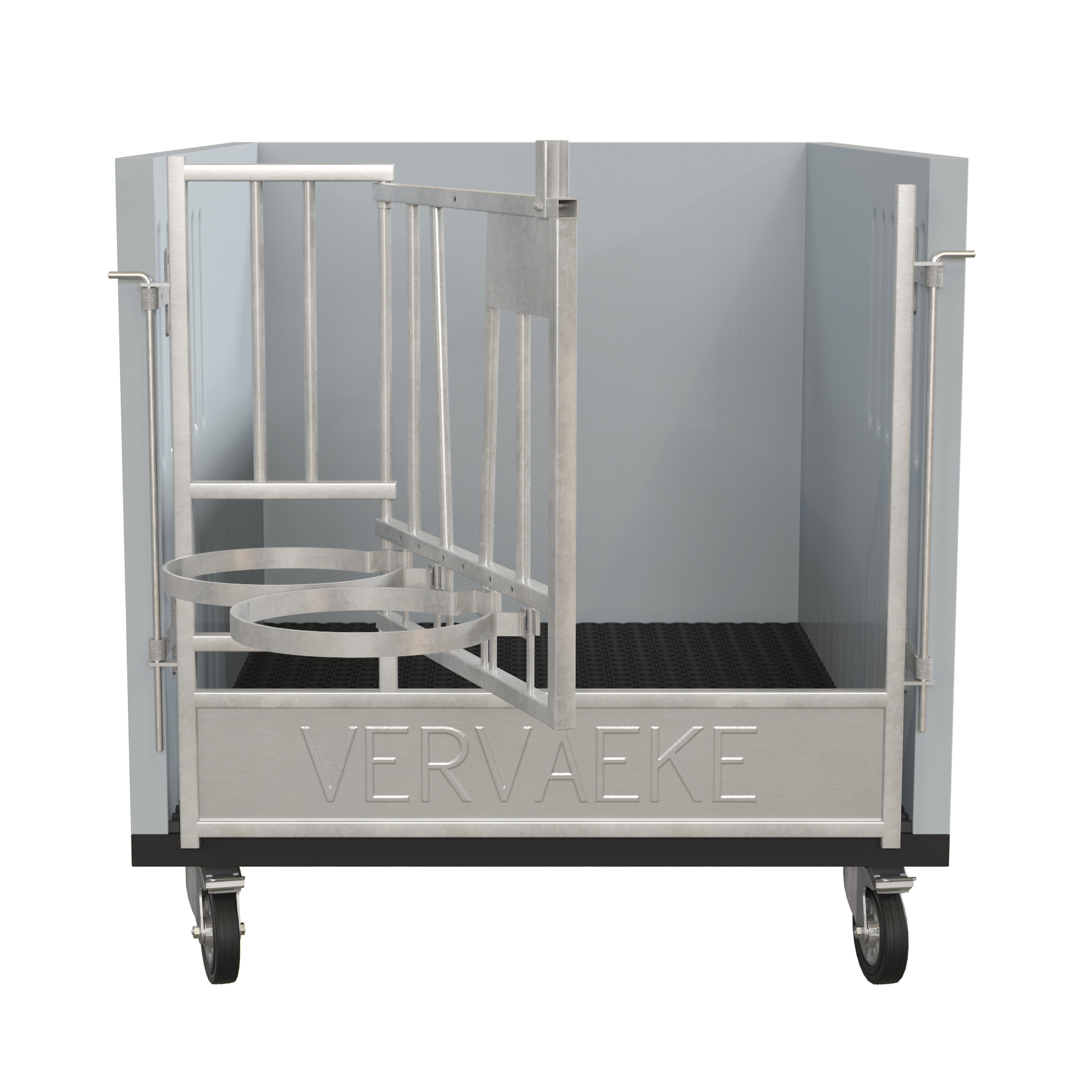 Vervaeke Mobibox XL + studded floor, single - Calf boxes