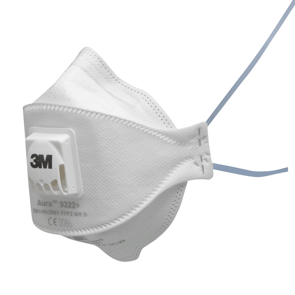 マスク 3M Dust Mask 9322+ FFP2 NR D, p/10 - Dust masks