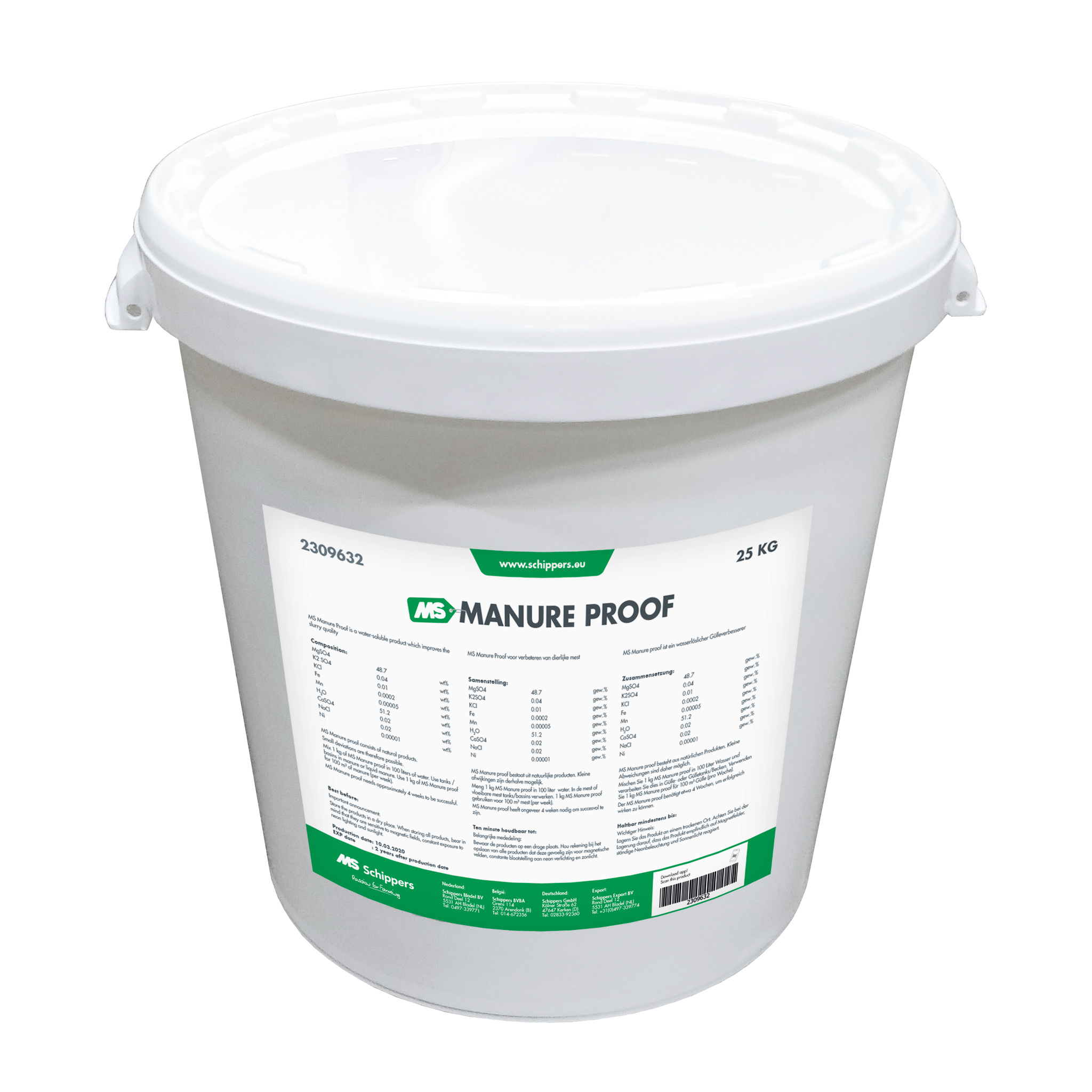 MS Manure proof, 25 kg - Maggot control