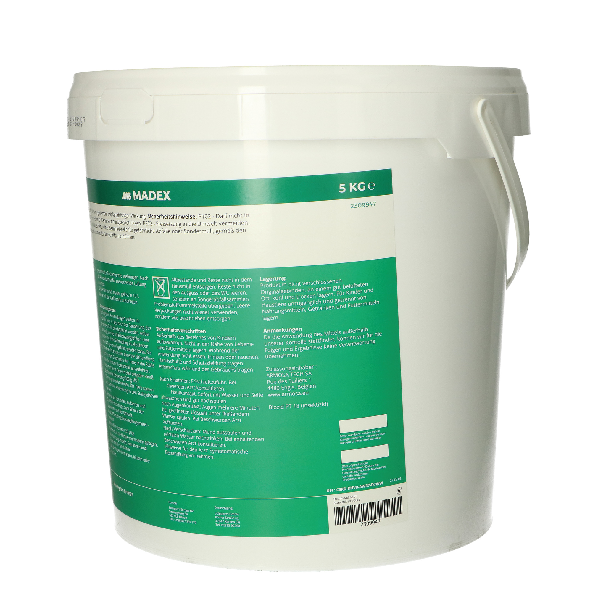 MS Madex, 5 kg - Maggot control
