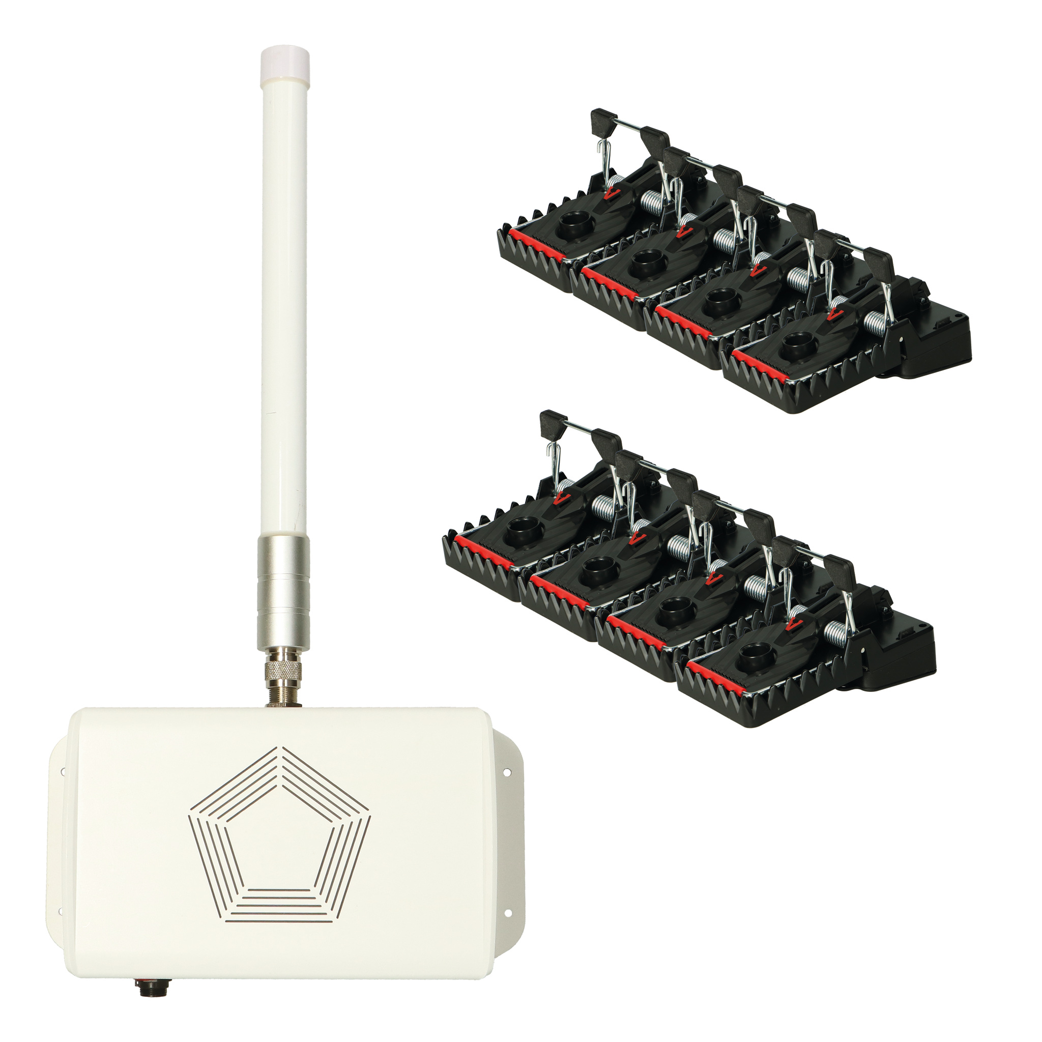 Starter package rodent monitoring, rats - Rat clamps