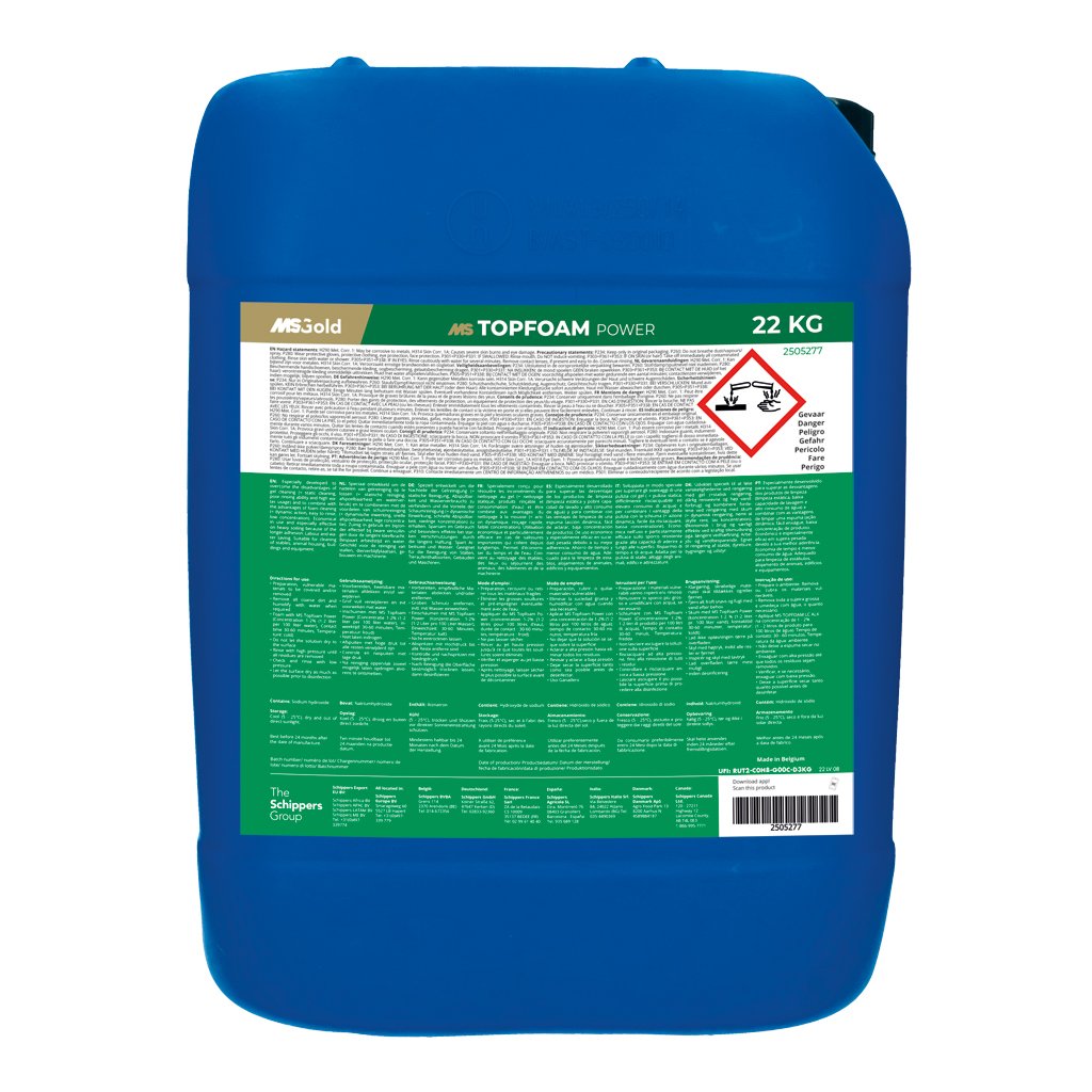 MS TopFoam Power, 22 kg - Foam cleaner - Detergents