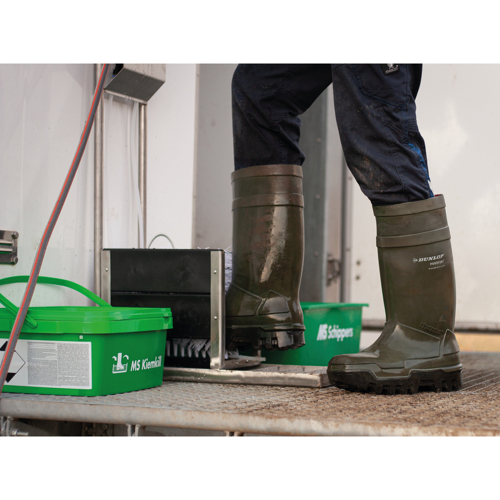 Boot cleaner, stainless steel - Hygiene lock