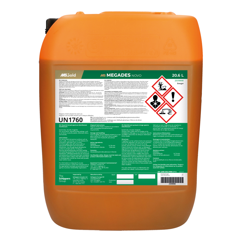 MS MegaDes Novo, 20 kg - Disinfectant - Disinfectants