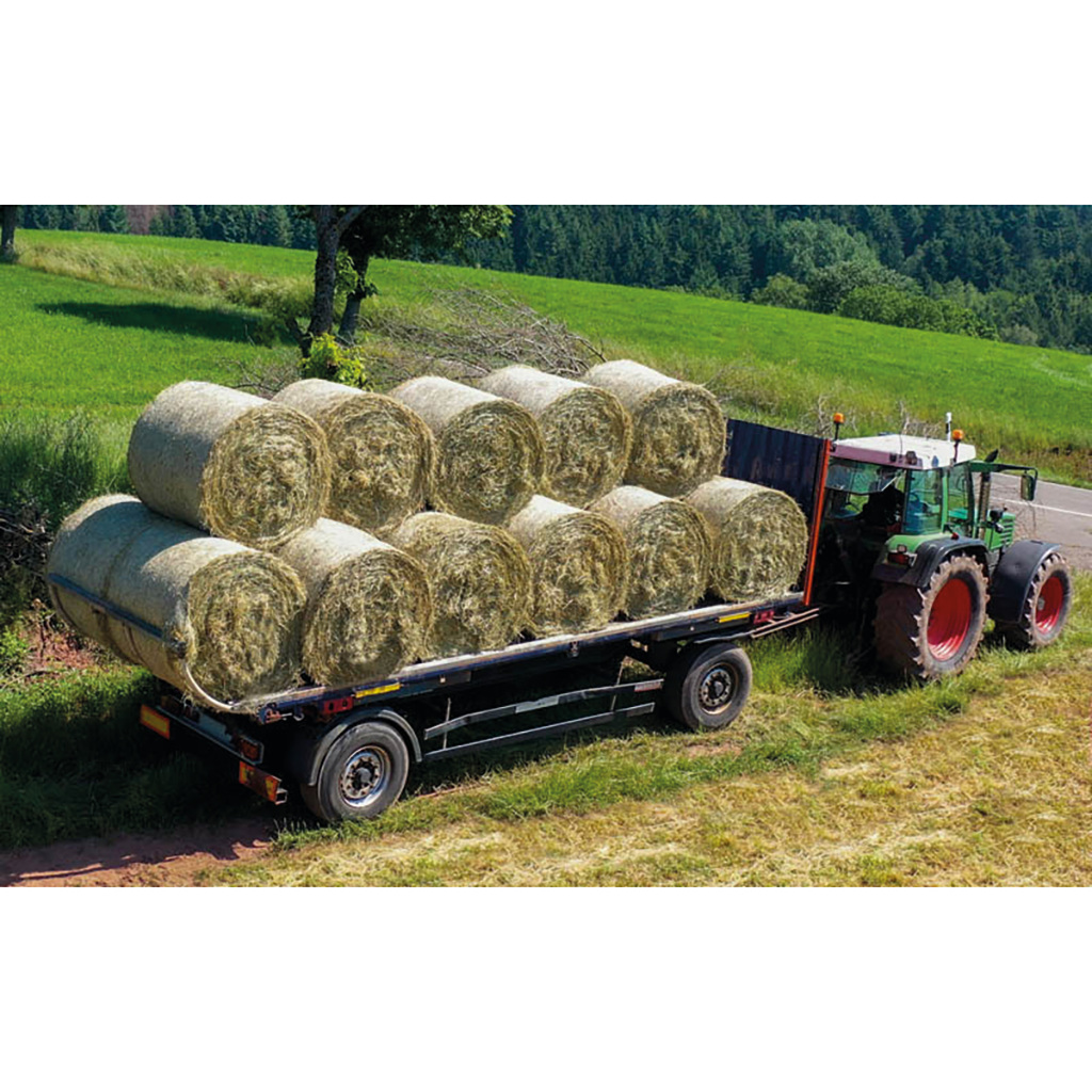 XES Rundballennetz 1,23 X 4000 M – Wickelnetz Aus HDPE, UV-stabilisiert, 270-300 Kg Reißfestigkeit