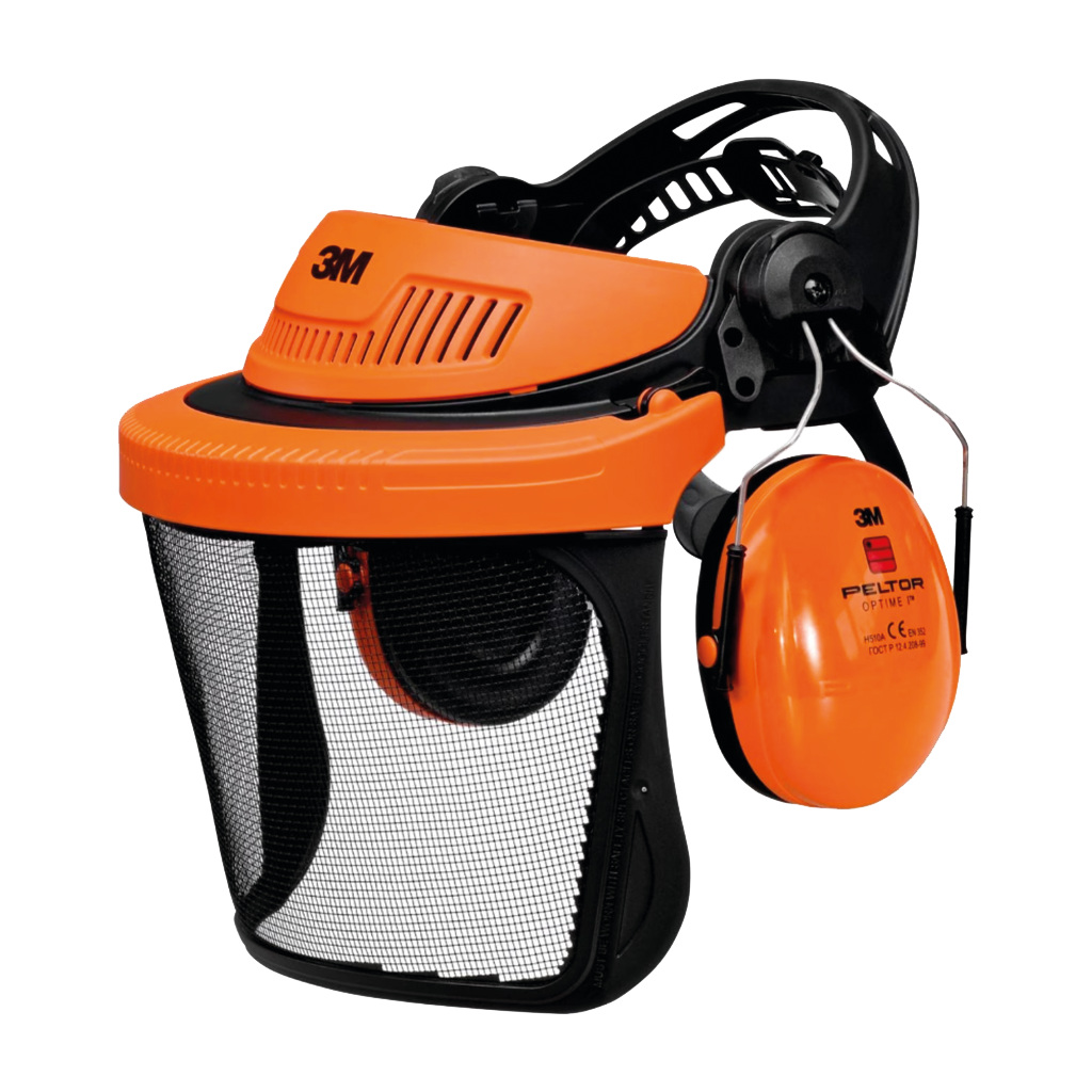 3M Hoofdsetcombinatie G500 oranje - Gelaatsmaskers