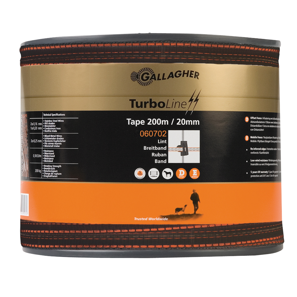 TurboLine schriklint 20mm terra, 200m