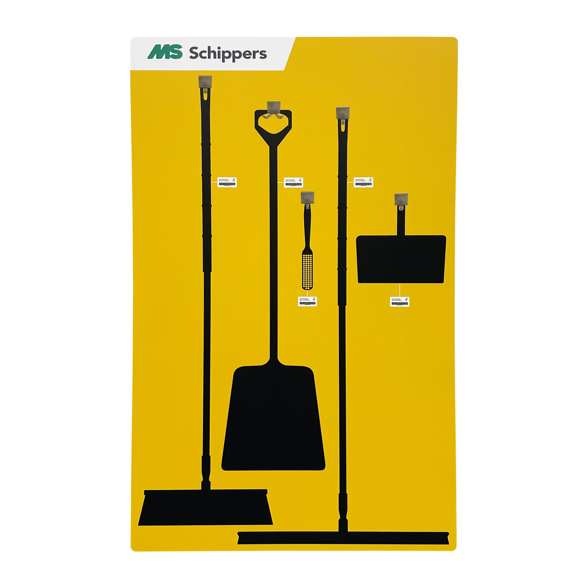MS Shadow board without hooks, yellow - Colour system