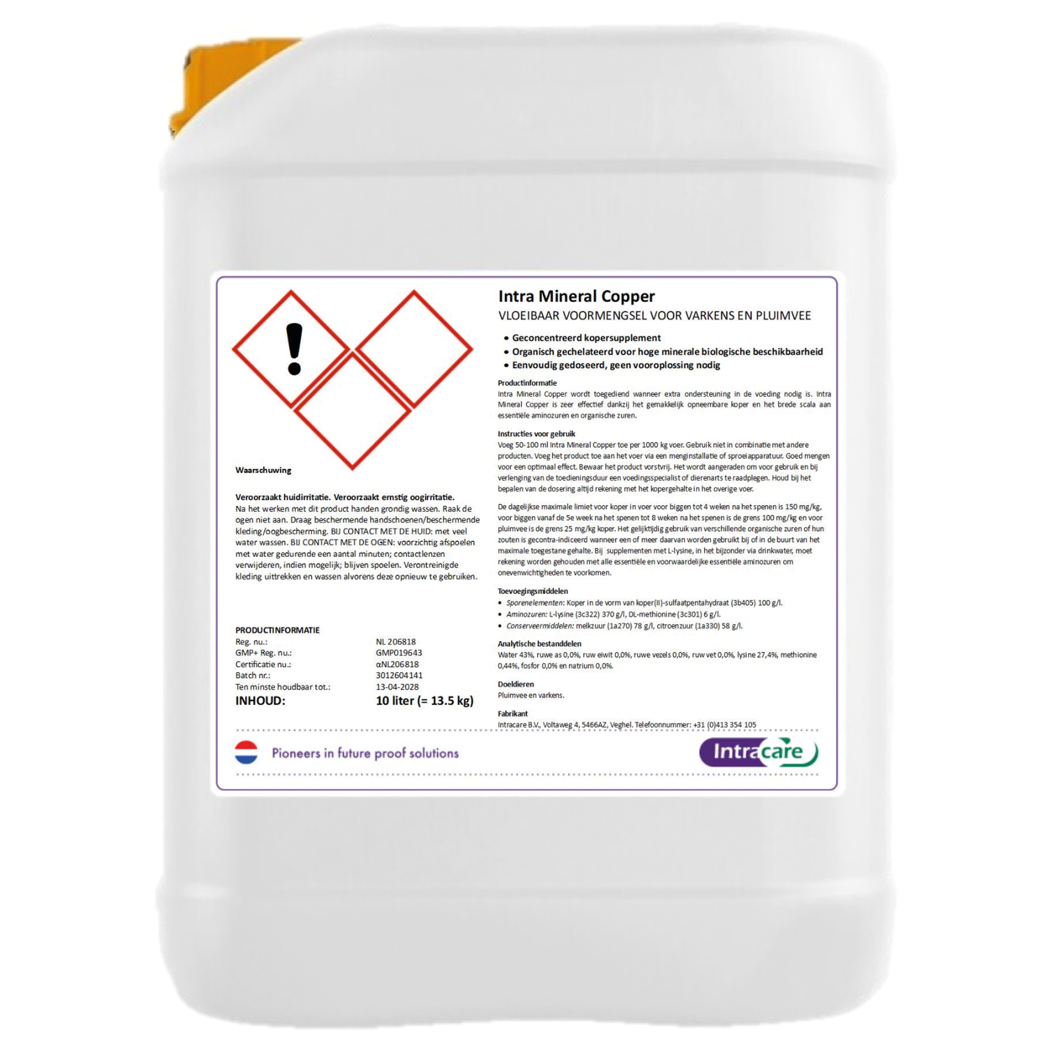 Intra Mineral Koper, 10 L