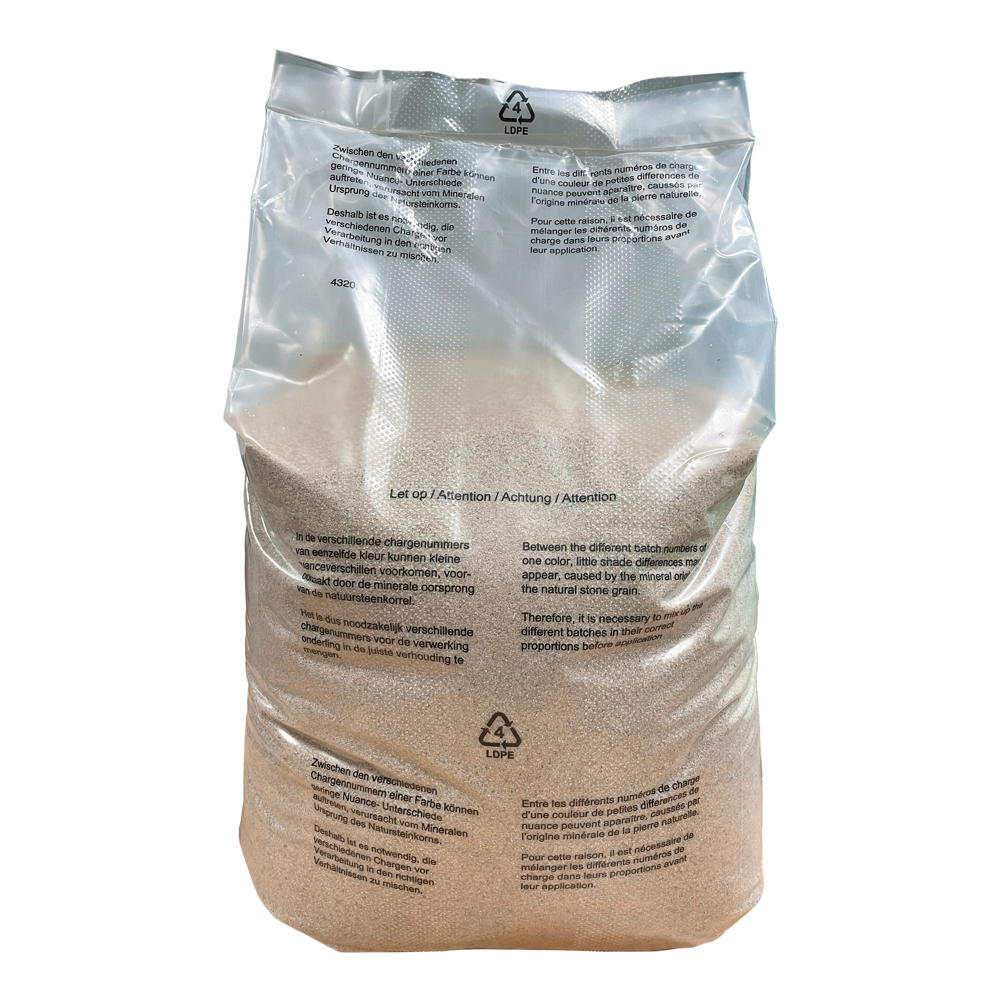Granulat feuergetrocknet 0,4 - 0,8 mm, 25 kg