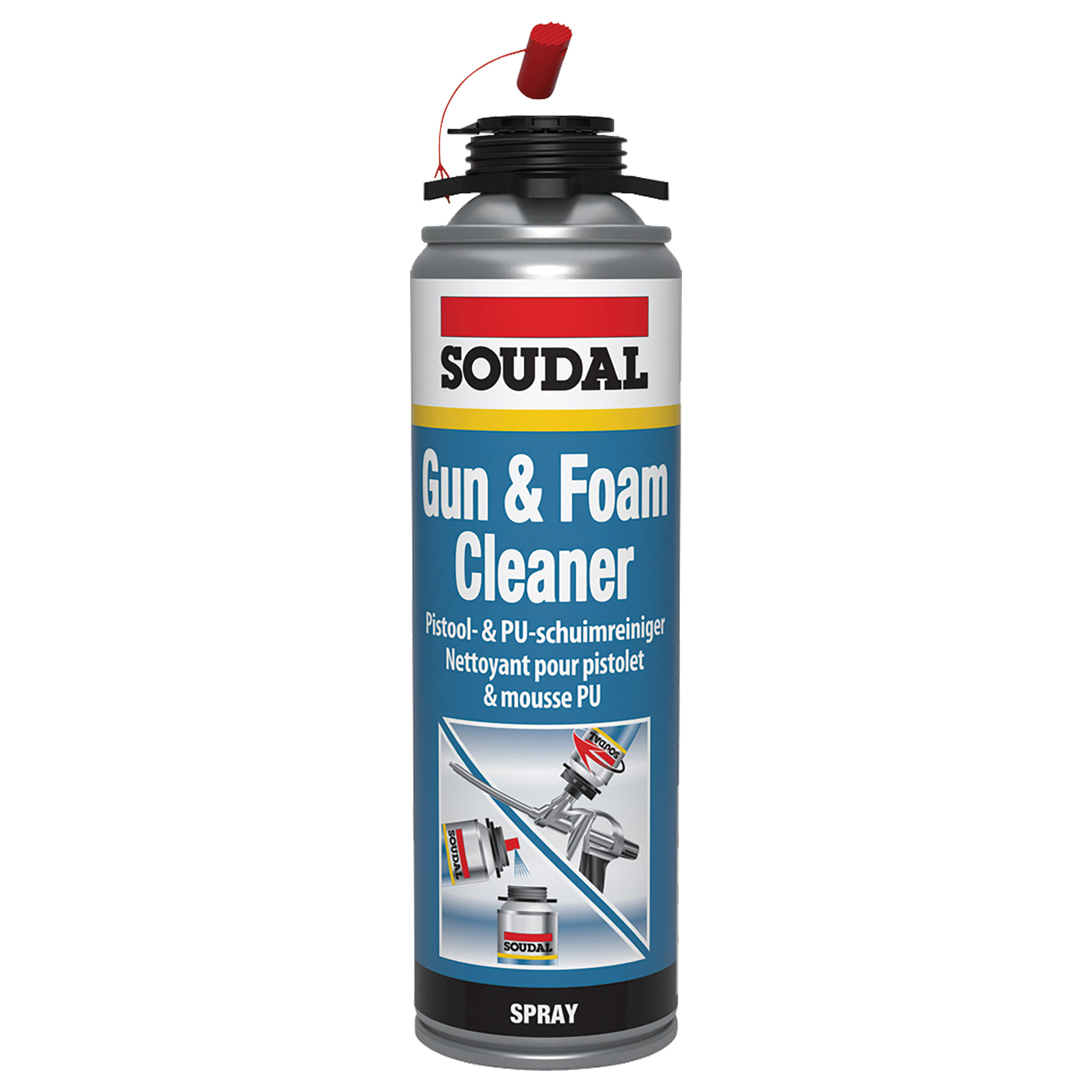 Pistolenreiniger 3 x 500 ml PU Reiniger für Schaumpistole Pistolenreiniger 3 x 500 ml PU Reiniger für Schaumpistole