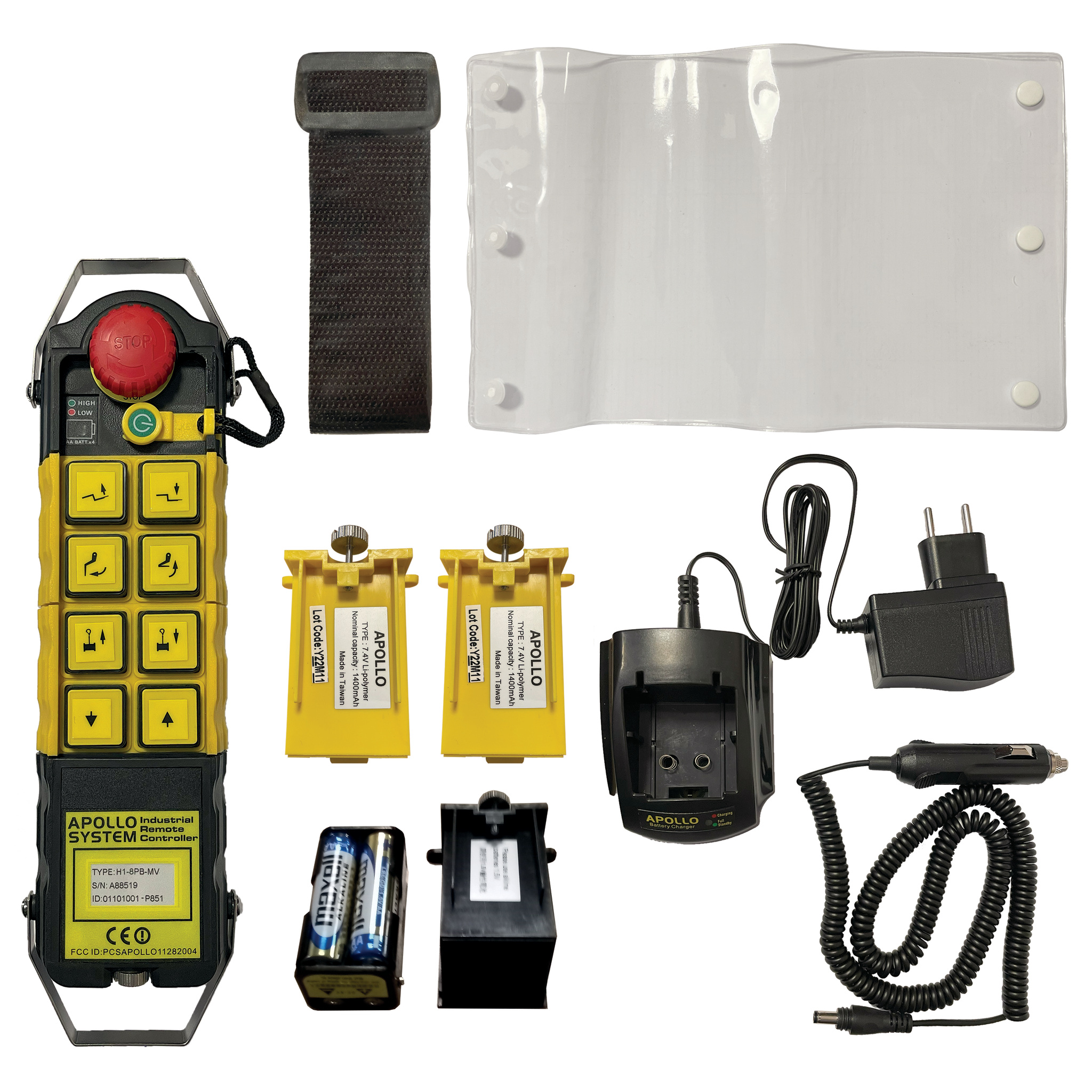 Extra remote control complete for Titanium Pro and Rodium Master - 8804