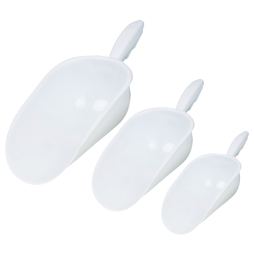 Paletta Per Mangime Ergonomica In PP – Cucchiaio Per Alimentazione Di Pollame, Bovini E Pecore, 24x19,8x16,5 Cm, 380 G