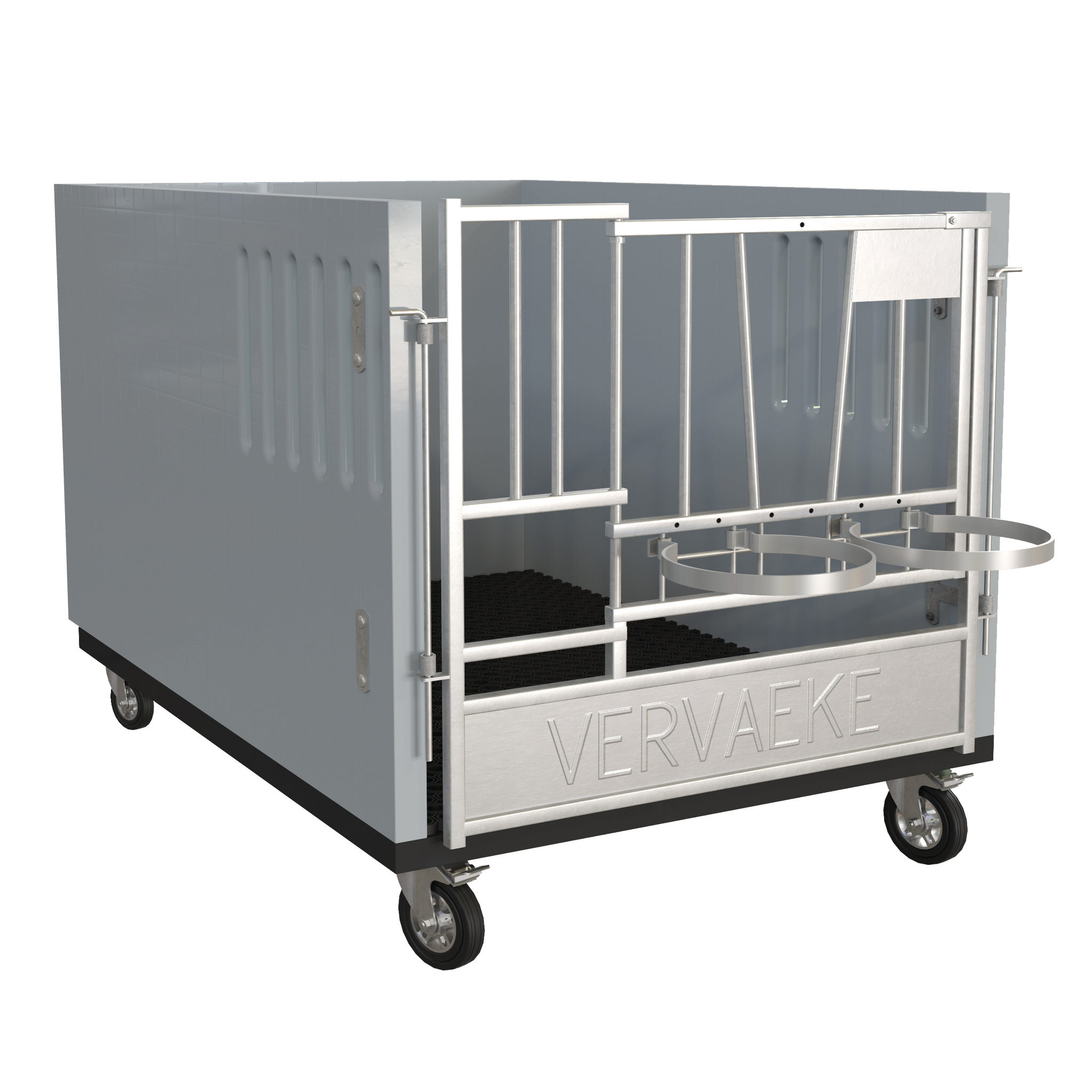 Vervaeke Mobibox XL + studded floor, single - Calf boxes