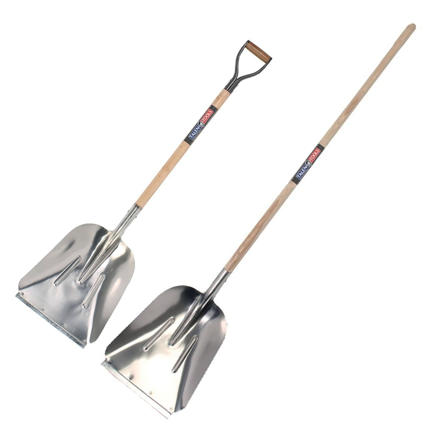Shovel straight aluminium + D-handle, 85 cm - Shovels & spades
