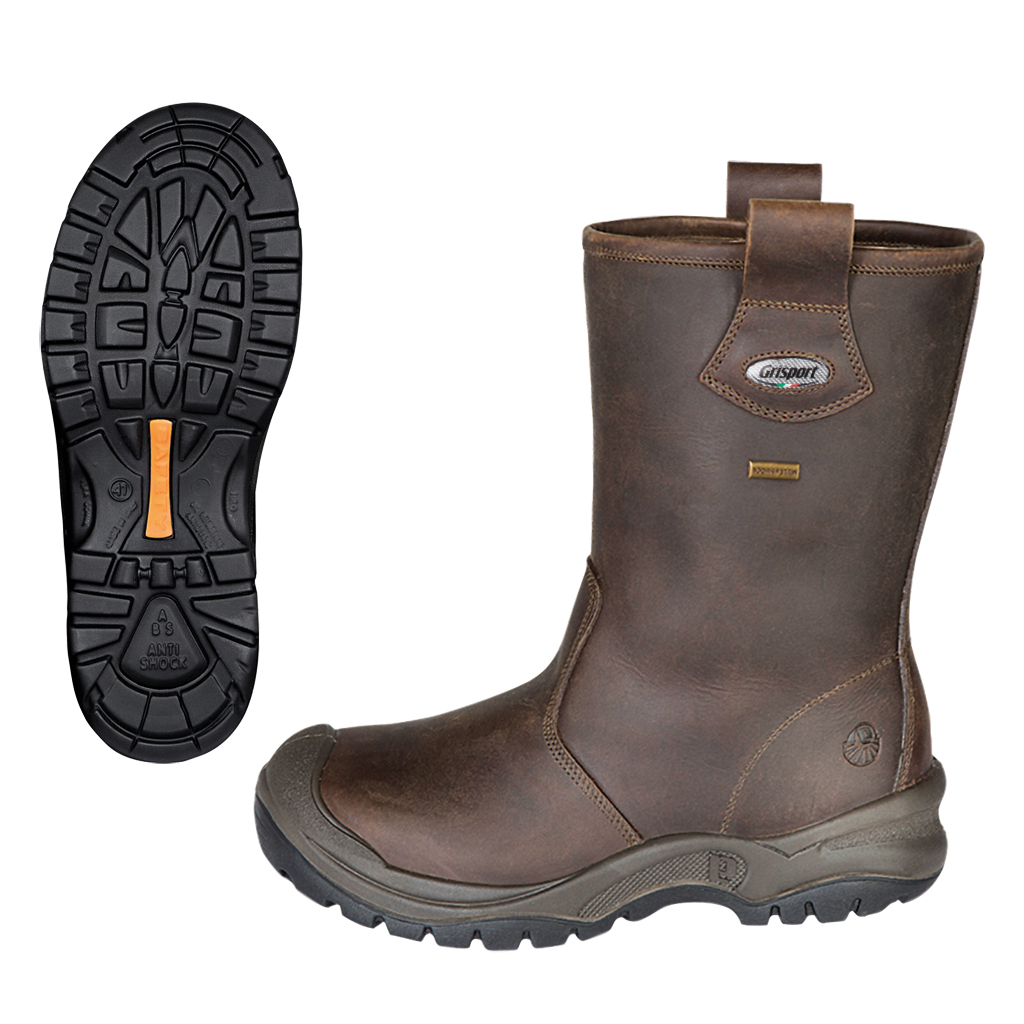Scarpe Antinfortunistiche Grisport Capri Zip Sand S3, Stivali Lavoro Uomo, Made In Italy - 4
