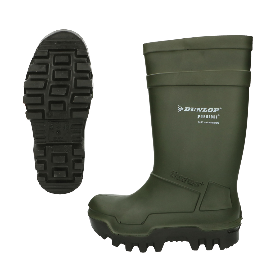 Dunlop Protomaster S5 SRA Safety Wellington Boots - Steel Toe, Size 9, Unisex PVC/Nitrile - View #8