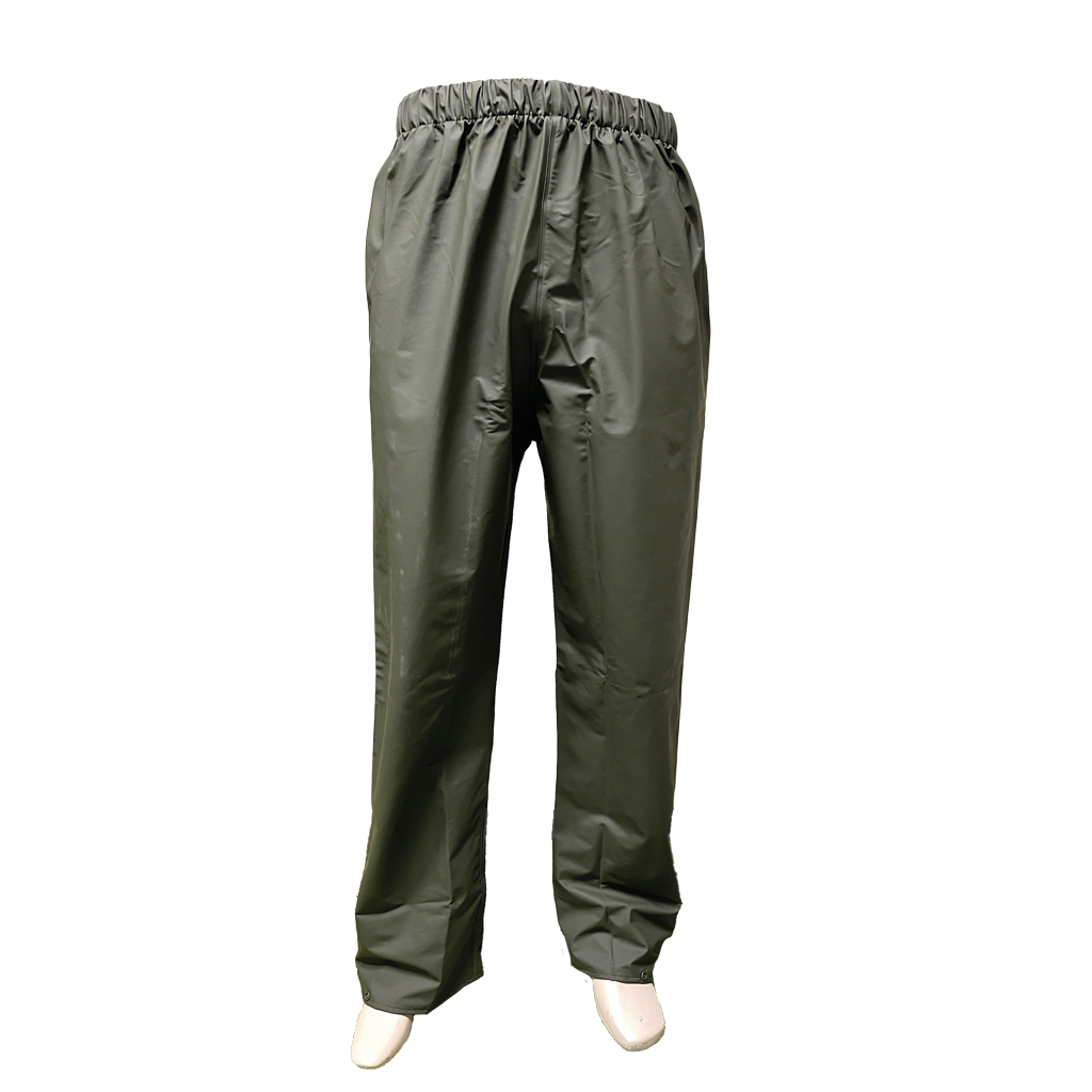 PU-Flex spraying trousers green, size M - Rain & Spraying overalls